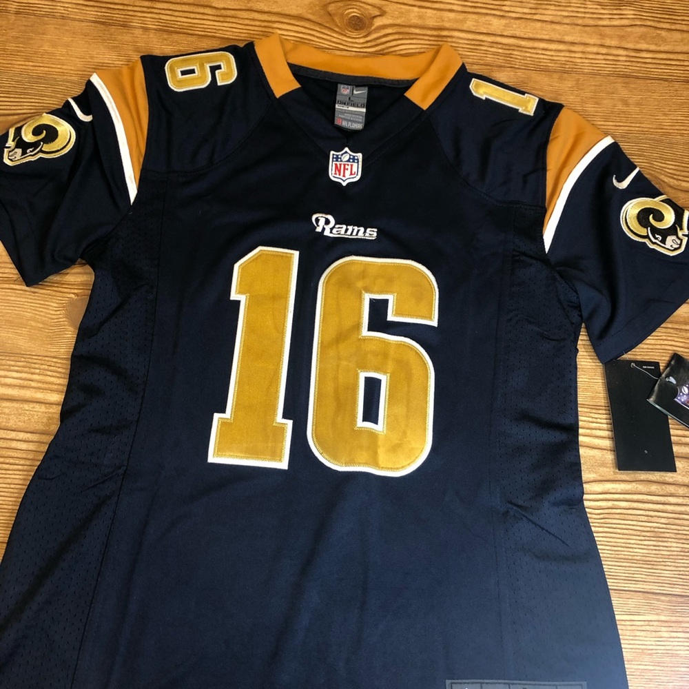 NWT Youth Large 14/16 Rams Goff #16 jersey